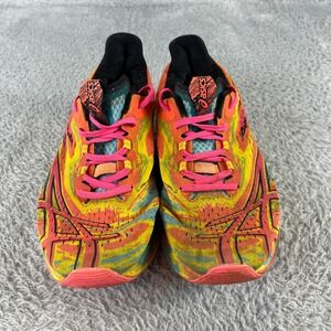 ASICS Gel Noosa Tri 13 Mens Running Shoes Orange Yellow Pink Teal Size 12